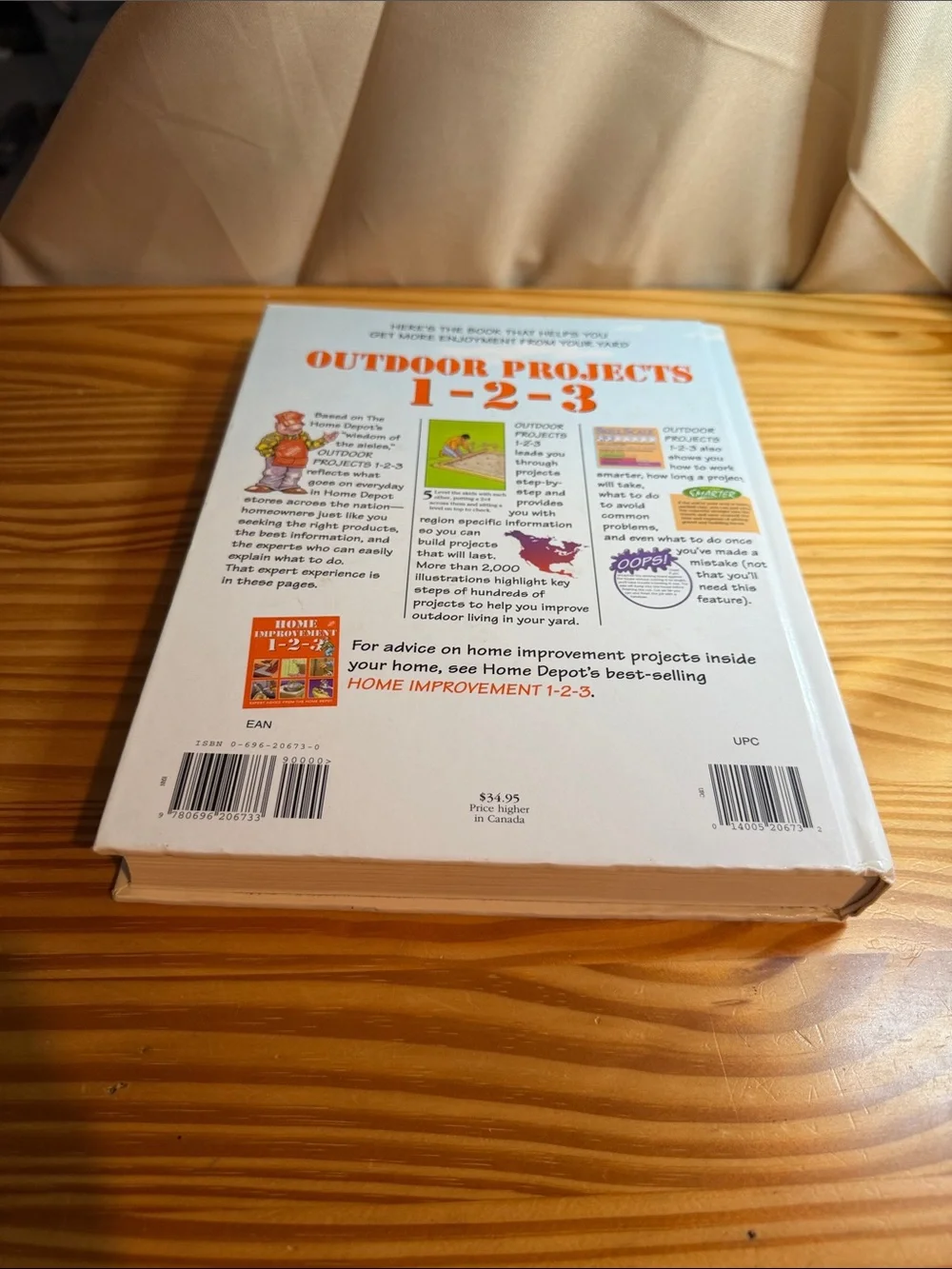 The Home Depot Outdoor Projects 1-2-3 Hardcover Book